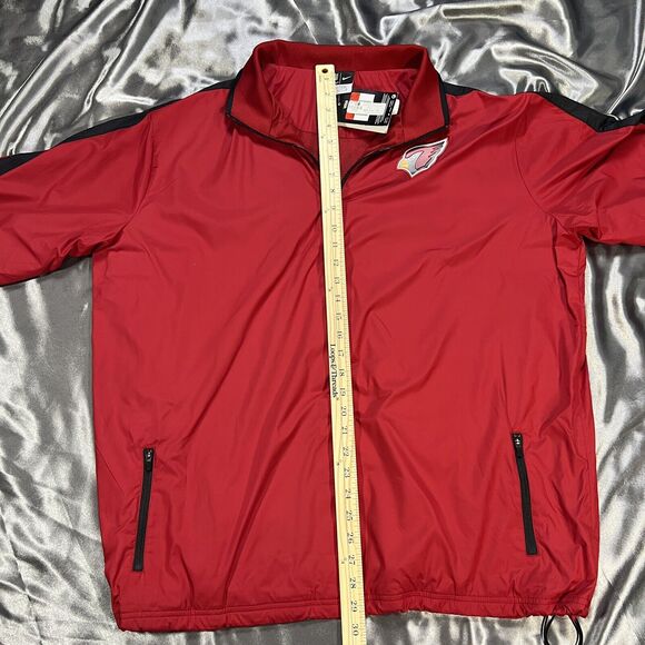Nike On-Field Arizona Cardinals Men’s L Jacket Red Sideline 1/4 Zip Pullover NFL - Picture 8 of 12